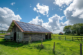 Ferme équipée de centrale photovltaique